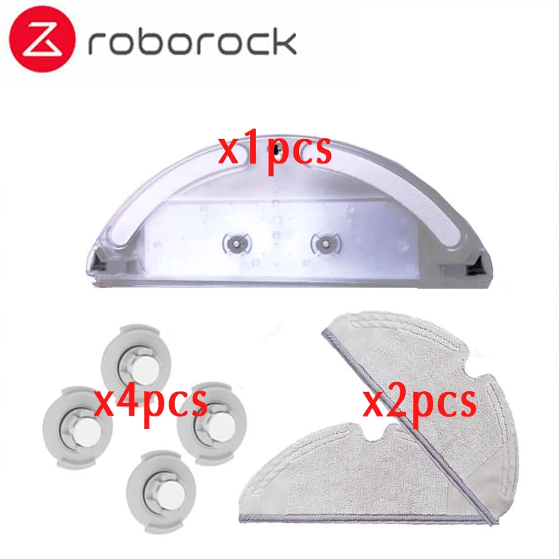 7pcs-lot Подходит для Xiaomi Roborock S50 S51T60 T61 робот-пылесос 2 запасные части комплекты тряпка для очистки резервуара для воды замена фильтра - Цвет: 7pcs-lot