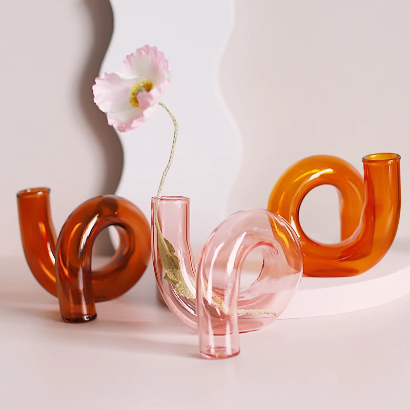 Flower Vase for Table Decoration Living Room Decorative Decor Ornaments Floral Tabletop Nordic | Дом и сад