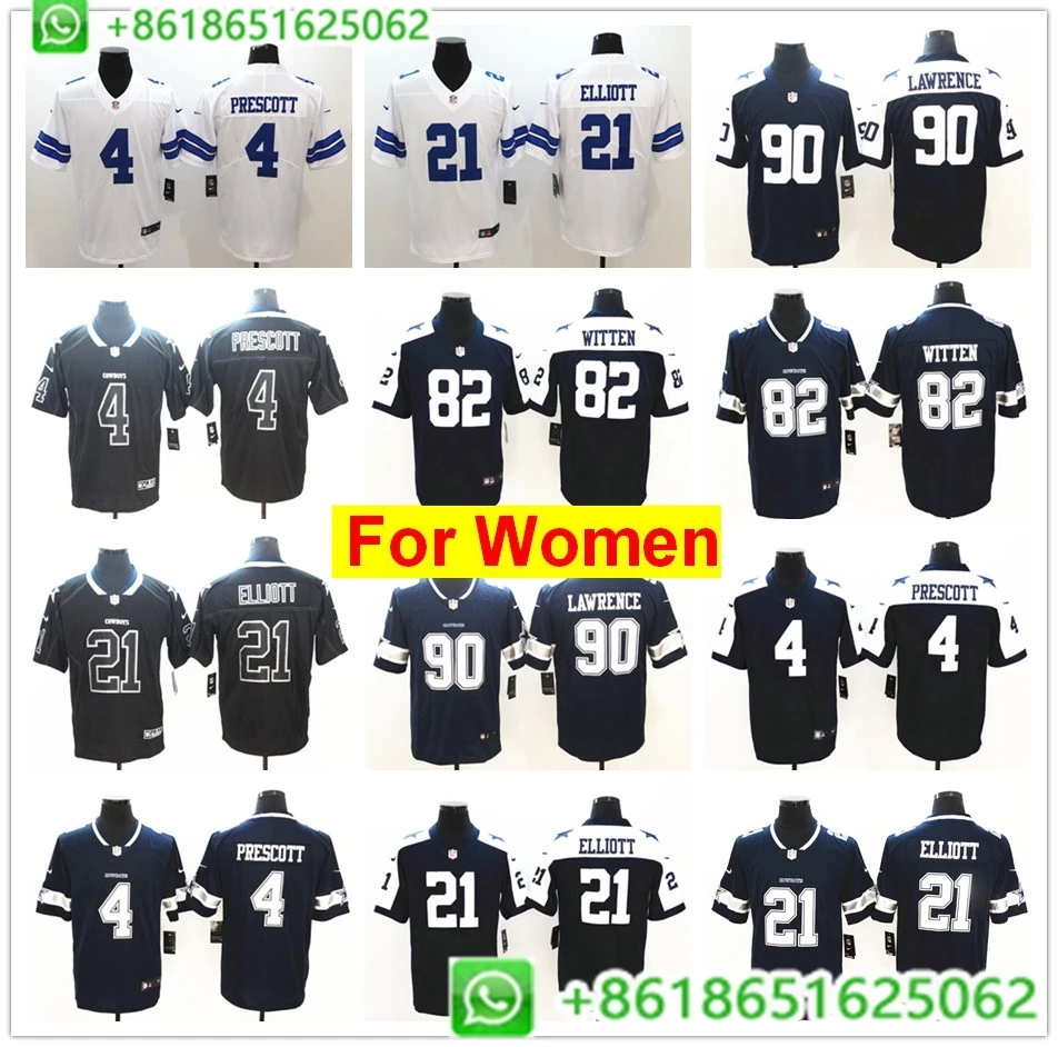 Женская майка Dallas Ezekiel Elliot Dak Prescott demarus Lawrence Jason Witten Vapor, неосязаемая, ограниченная серия