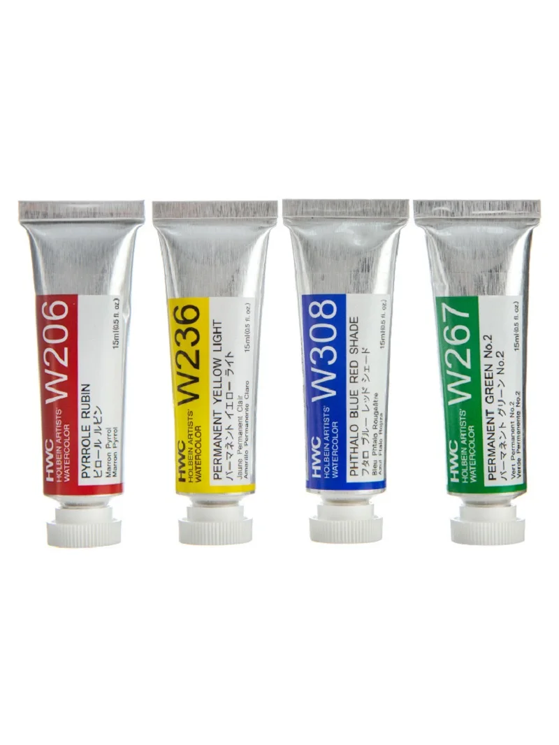Watercolor paint watercolor pigment Imported original Holbein artist watercolor paint 15ml aquarela palette school supplies