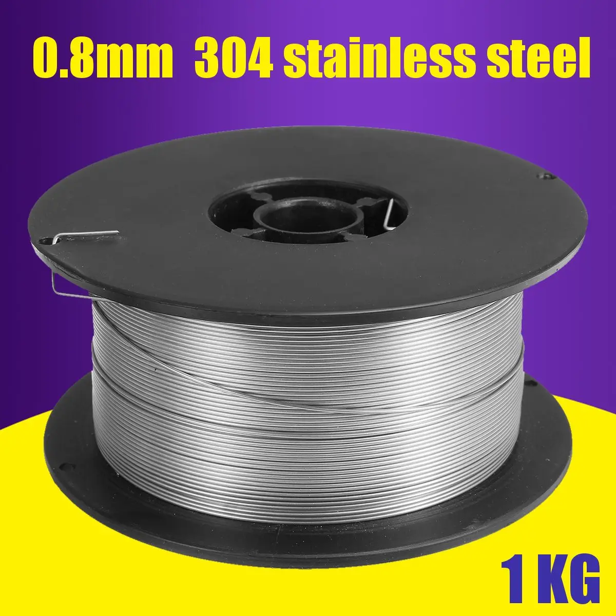 Welding Wire 1kg Stainless Steel Wire Gasless Welder Reel 0.8mm Welding Equipment