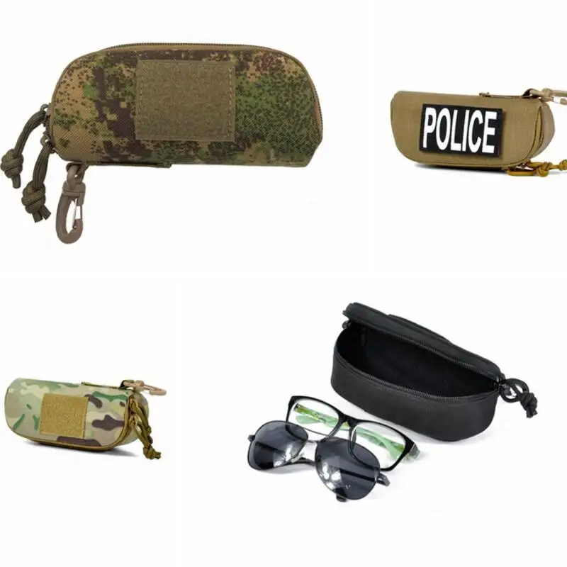 Открытый Многофункциональный тактический мешок для очков поясная висячая Военная веер Стиль Чехол для очков PE версия антистрессовых солнцезащитных очков