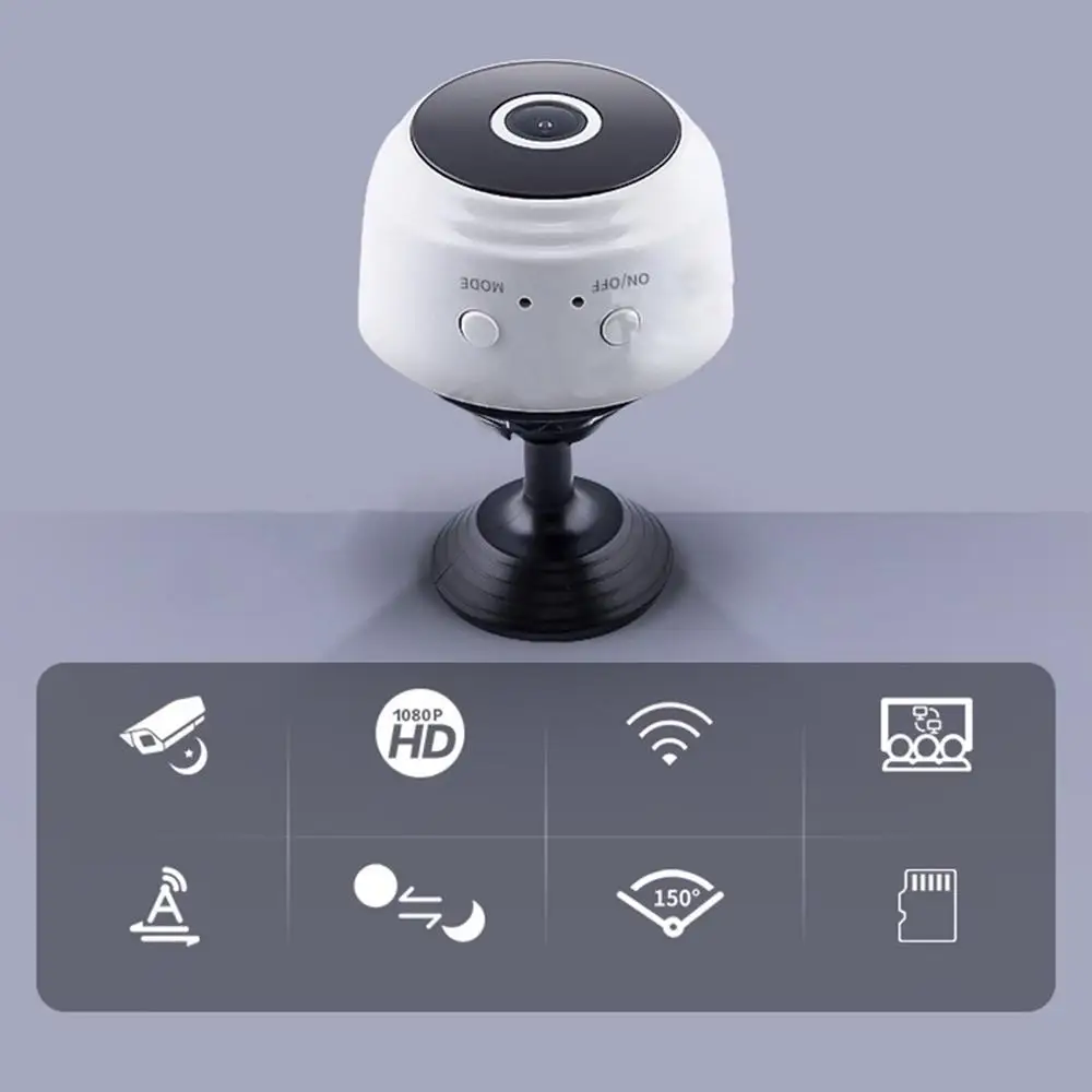 Micro Home Wireless Video CCTV Mini Security Surveillance with Wifi IP Camara Sensor Infrared CMOS 2MP Telefon Alarm Camera 2