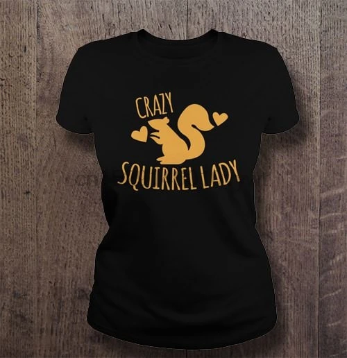 Мужская забавная футболка модная женская с изображением сумасшедшей белки |