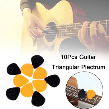 

10pcs Guitar Picks Universal Guitar Plectrum Acoustic Electric Picks Professional Non Slip Triangular Acoustic Pick 1.4mm