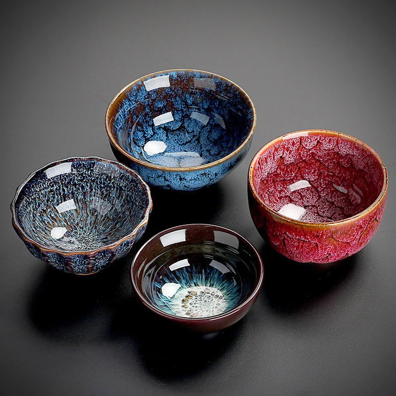 

High Temperature Firing Drinking Tea Bowls Kungfu Tea Set Drinkware Tasting Tea Cup Tea Sets Chinese Ceramic Tea Cup