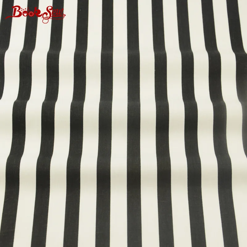 Booksew хлопчатобумажная ткань хлопок мягкая печать черно-белые геометрические квадраты конструкции ремесла высокое качество постельное белье в стиле пэчворк - Цвет: 25x160