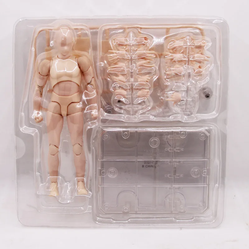 Аниме подвижная фигурка тела Feminino Kun Body Chan серого цвета Ver. Черное тело Kun модель Chan игрушки куклы для коллекционных