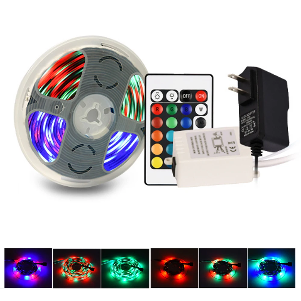 Светодиодная лента 5 м 2835RGB набор с дистанционным управлением атмосферное