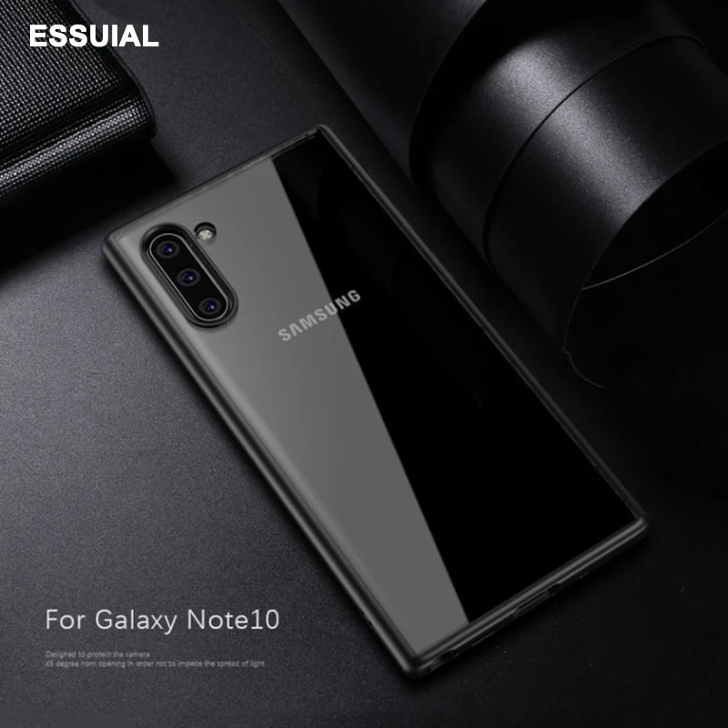 

Case for Samsung Galaxy Note 10 Pro 10+ Ultra thin Clear PC+Silicone Hybrid Phone Case for Galaxy Note 10+ 10 Shock-proof Cover