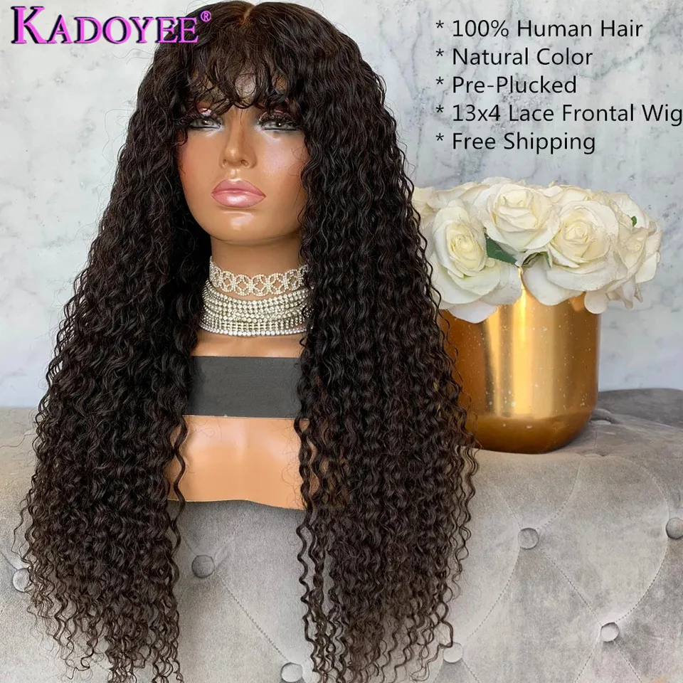 curly lace front wig