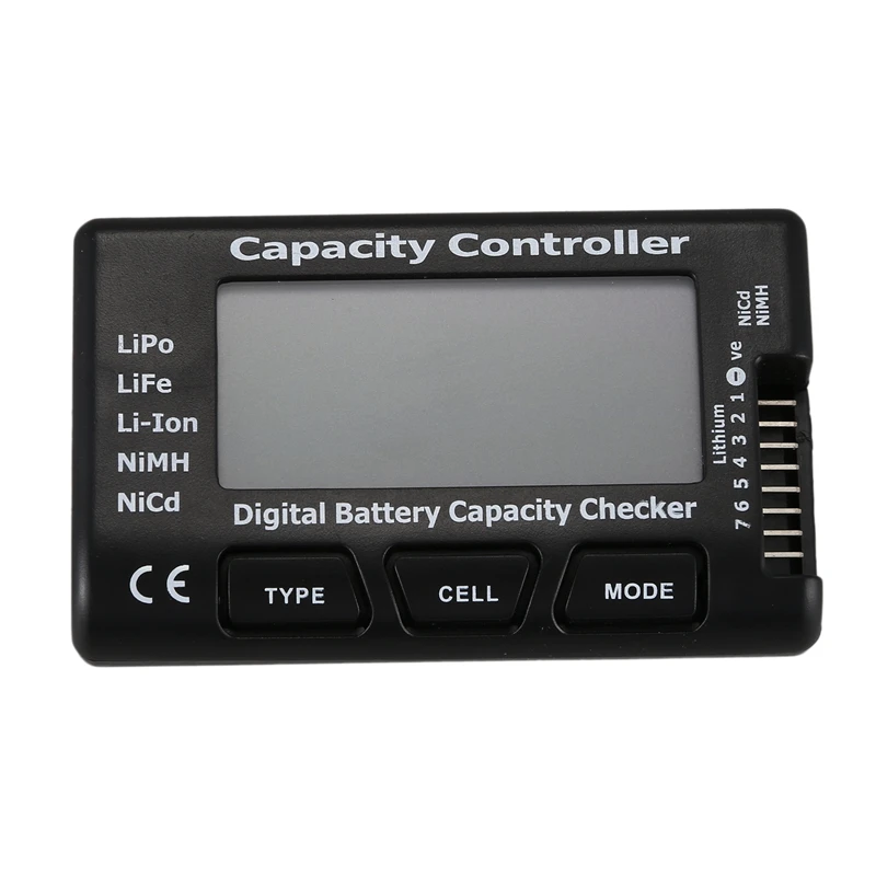 

2.1" RC Cell Meter-7 Digital Battery Capacity Checker/Controller for NiCd / NiMH / LiPo / LiFe / Li-ion