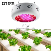 LVJING светодиодный светильник для выращивания, полный спектр, гидропоники, цветущее растение, подвесной светильник, НЛО, лампа для выращивания растений в помещении, теплица, овощи