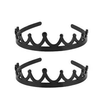 

10Pcs Plastic Crown Shape Durable Men Women Practical Hair Hoop