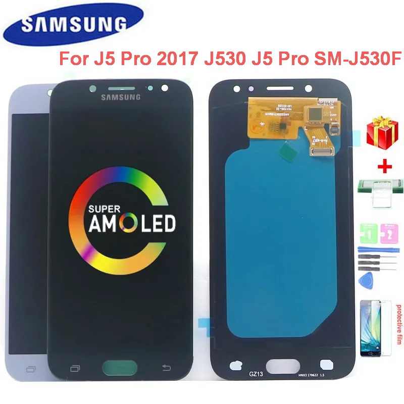 Супер AMOLED ЖК дисплей для Samsung Galaxy J5 2017 Pro J530 J530F J530M SM сенсорный экран дигитайзер