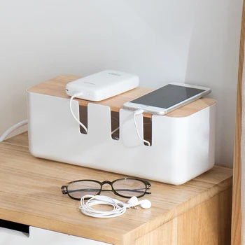 

Nachuan large capacity charger plug power cord plug socket storage box wire finishing line set line box LB921412