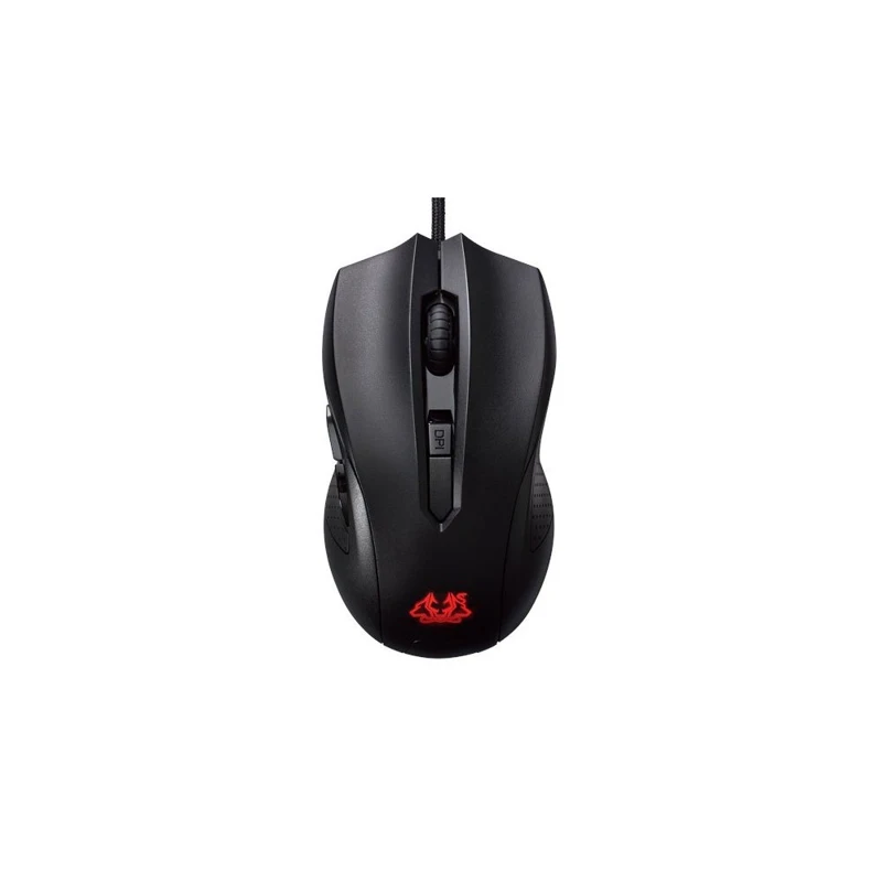 Мышь ASUS Cerberus Black оптическая, проводная, 2500 dpi, USB, цвет: черный