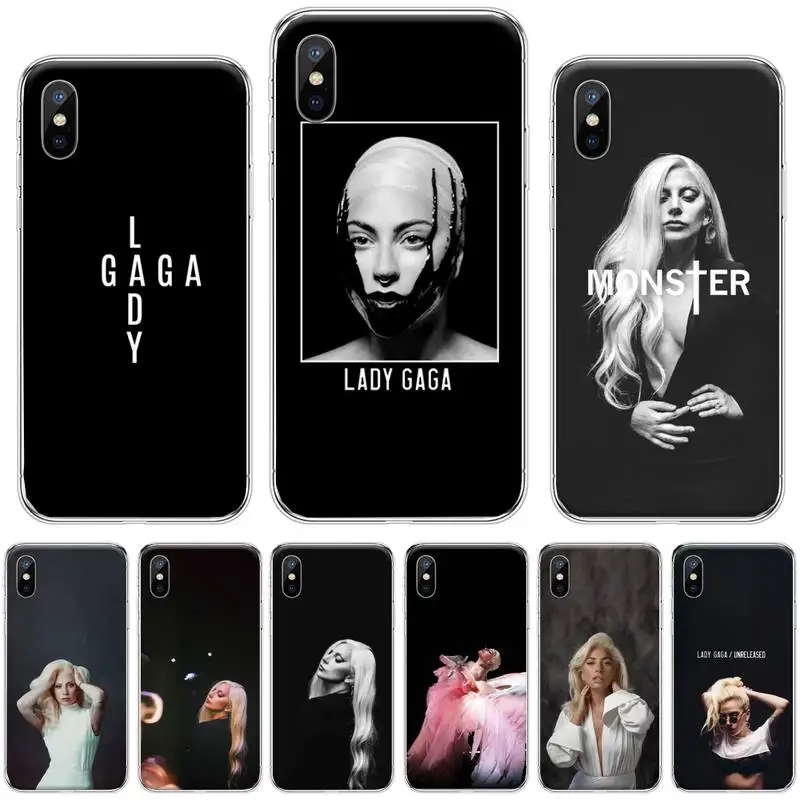 Lady Gaga USA actor singer Роскошный Уникальный Дизайн чехол для телефона iphone 4 4s 5 5s 5c se 6 6s 7 8
