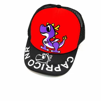 

New Childern Quality Birthday Kid Hat Baby Party Snapback Hats Children Dinosaur Cap Kids Cartoon Hip Hop Hat Favors 2-7 Years
