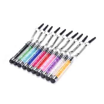 

1Pc Luxury Fashion Diamond Crystal Stylus Touch Screen Pen Stylus For iPhone Tablet Laptops Universal Phones Stylus Styluses Pen