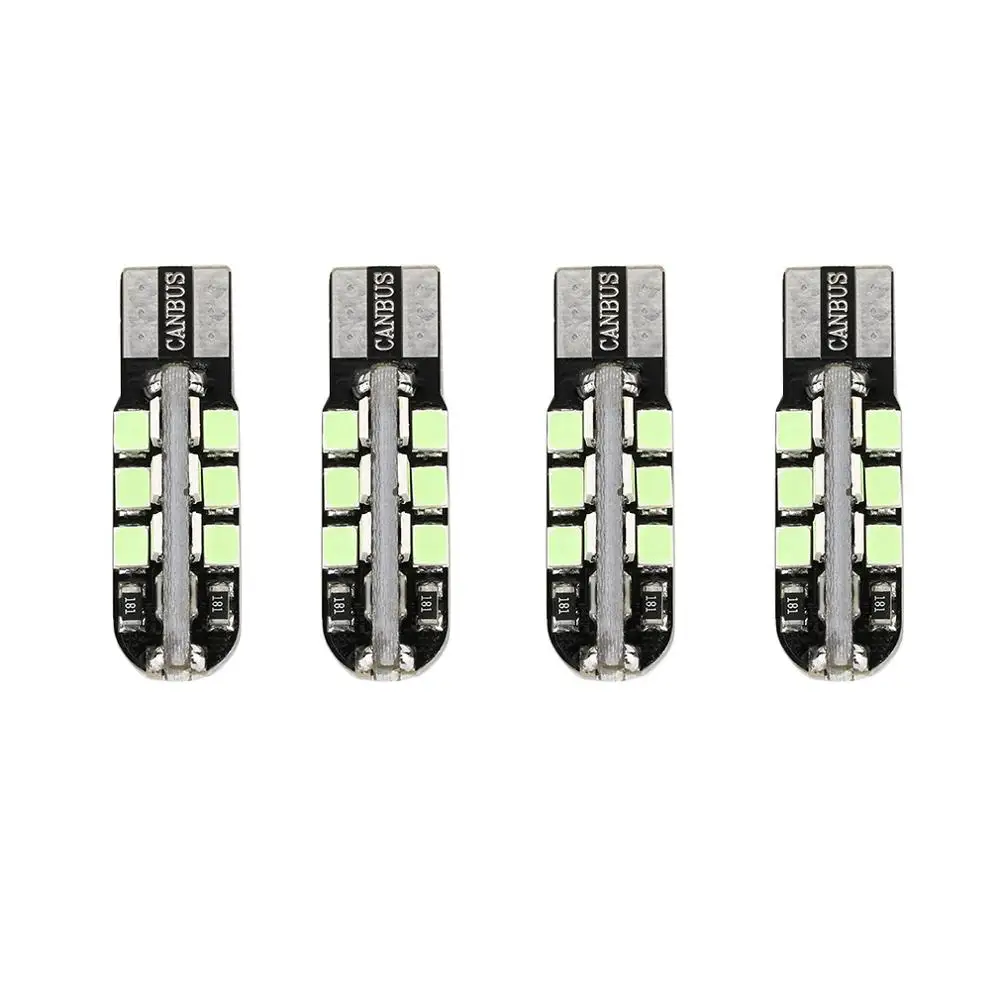 4 шт. 2835SMD-24LED 6000K 4,8 W Ширина лампы Интерьер инструмент лампа автомобильный светильник источник ширина лампы светильник