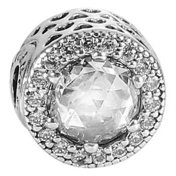 

Top Quality 925 Sterling Silver Bead Charm PATIENCE With Clear Cubic Zirconia Bead Fit ESSENCE Bracelet Diy Jewelry