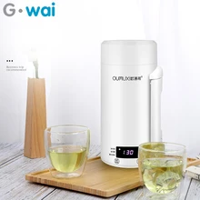 220 В многофункциональный электрический чайник, портативный мини-чайник для путешествий, электрическая чашка из нержавеющей стали, термостатический горшок для здоровья, складная ручка