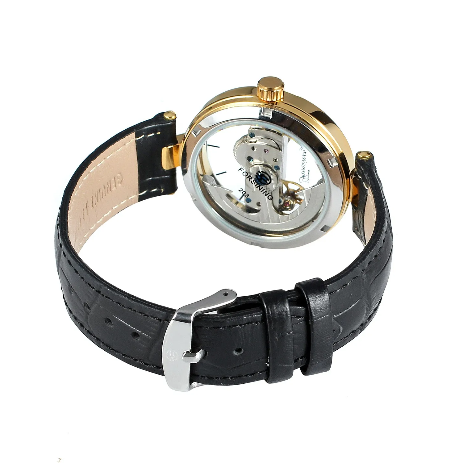 Ультратонкие серебряные автоматические механические мужские часы Tourbillon из натуральной кожи ремешок прозрачный циферблат спортивные часы мужские Relojes