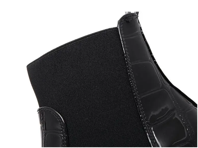 Children Boots girls 35-42 Flat Platform Boots Women Shoes Autumn Winter Fur Fashion Round Toe Leather Boots Ladies Shoes