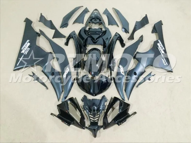 4Gifts New ABS Injection Mold motorcycle Fairings Fit For YAMAHA YZF-R6-600 2008- 08-16 Fairing Bodywork Set Custom black