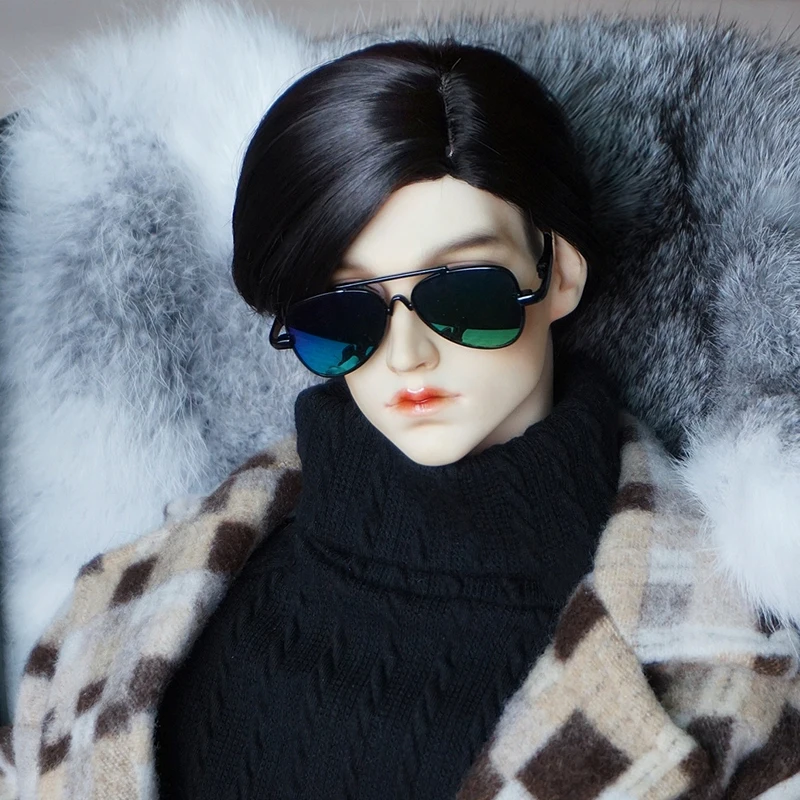 Новый стиль 1/3 Bjd парик высокая температура короткие волнистые SD для BJD куклы