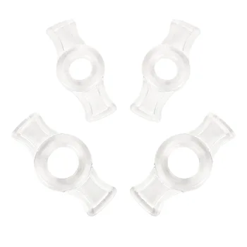 4Pcs Silicone Cock Constriction Rings Delay Ejaculation Sleeves Penis Pump Vacuum Cylinder Sealing Replacement Sex Toys For Men 6