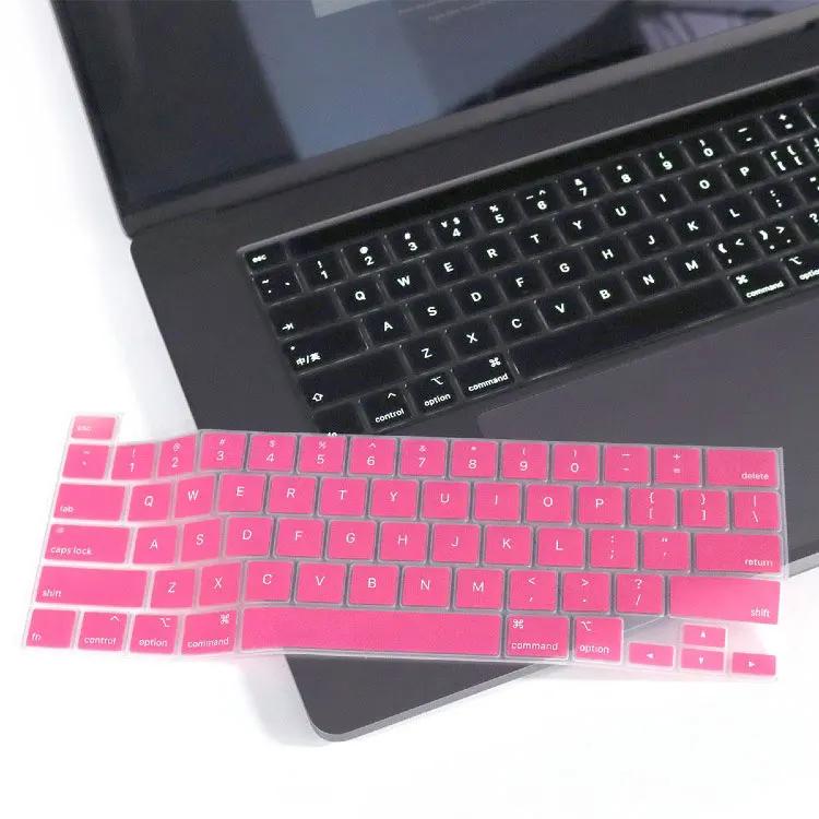 Силиконовый защитный чехол для клавиатуры MacBook New Pro, 16 дюймов,, с сенсорной панелью и сенсорной идентификацией, модель A 2141, кожа