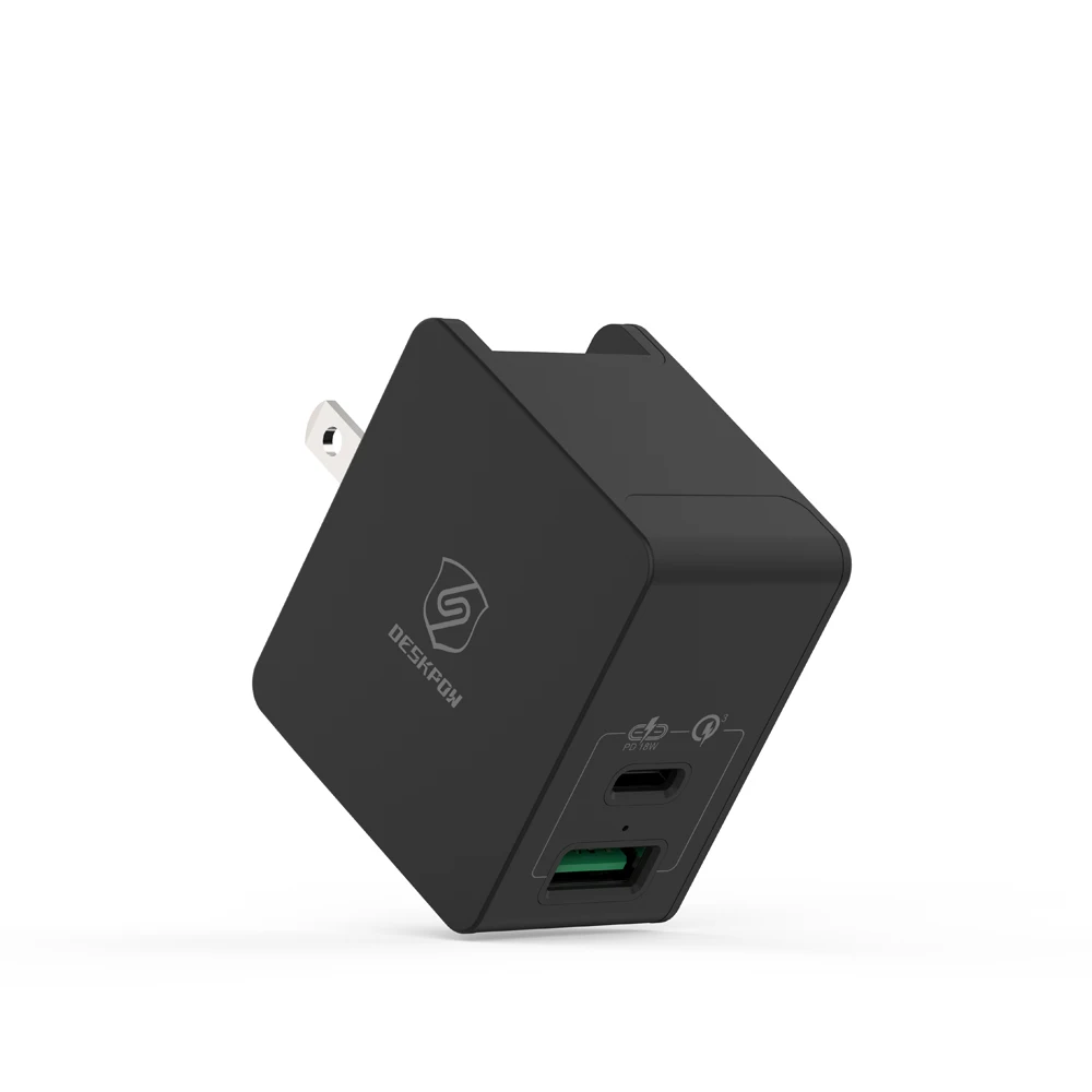 VLAMPO PD+ QC3.0 США розетка Быстрая зарядка Универсальный нагнетатель 18 Вт Зарядное устройство адаптер питания USB быстрое настенное зарядное устройство