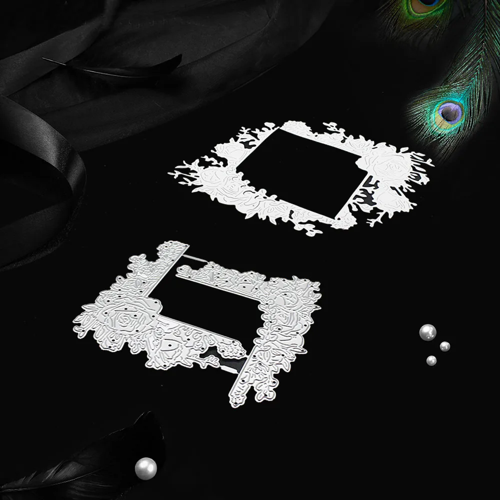 Металлические пресс-формы для скрапбукинга в форме розы | Дом и сад