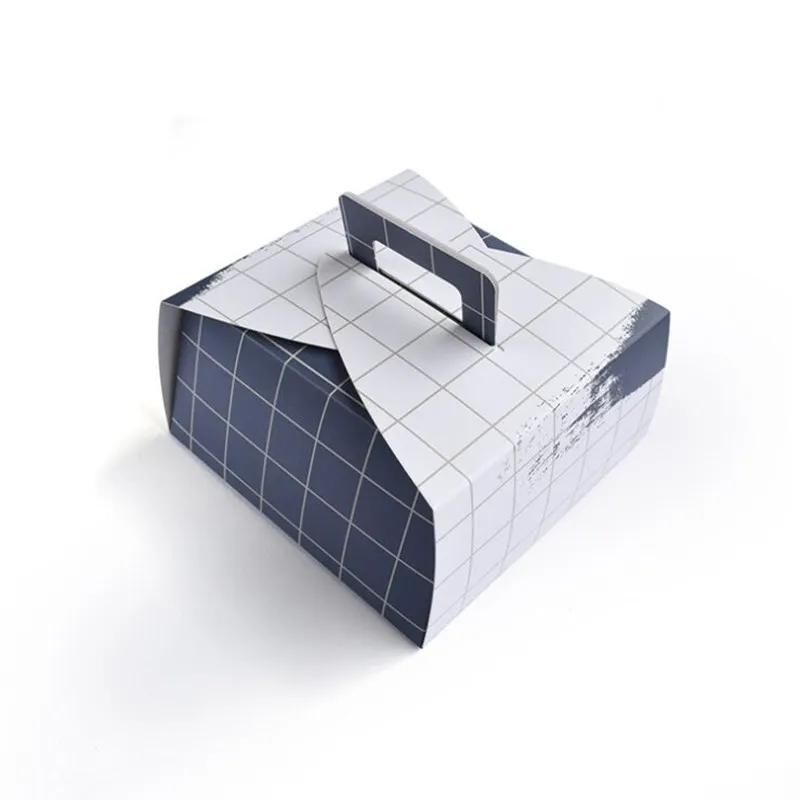 New sale Ins style creative color gift with hand carton spot universal portable color printing baking packaging carton custom - Цвет: same as pic