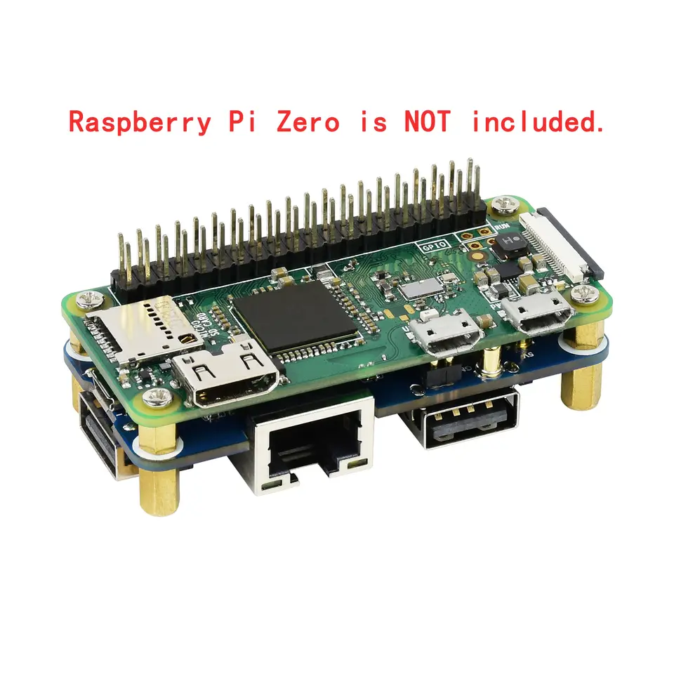 Zero 2W Ethernet USB HUB HAT Expansion Board Starter Kit Compatible With RPI RasPi Raspberry Pi 2 W 3B 3 4 Model B 5 image 3