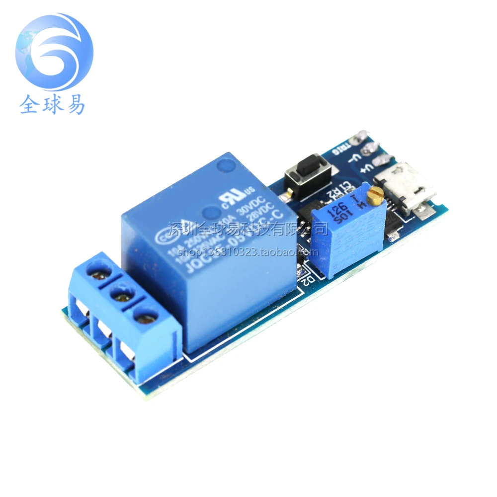 DC 5V-30V микро USB модуль реле задержки триггер 5V 12V 24V | Строительство и ремонт