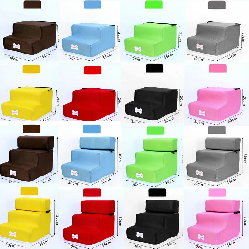 Лестница для домашних собак 3 ступеньки лестница маленьких кошек пандус животных