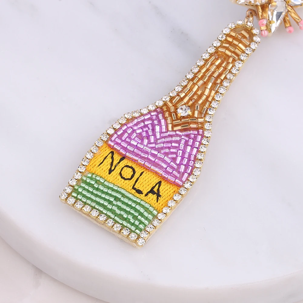 Beads Bottle Earrings Women Boho Dangle Drop Earrings Bohemian Fashion Jewelry Party Gifts