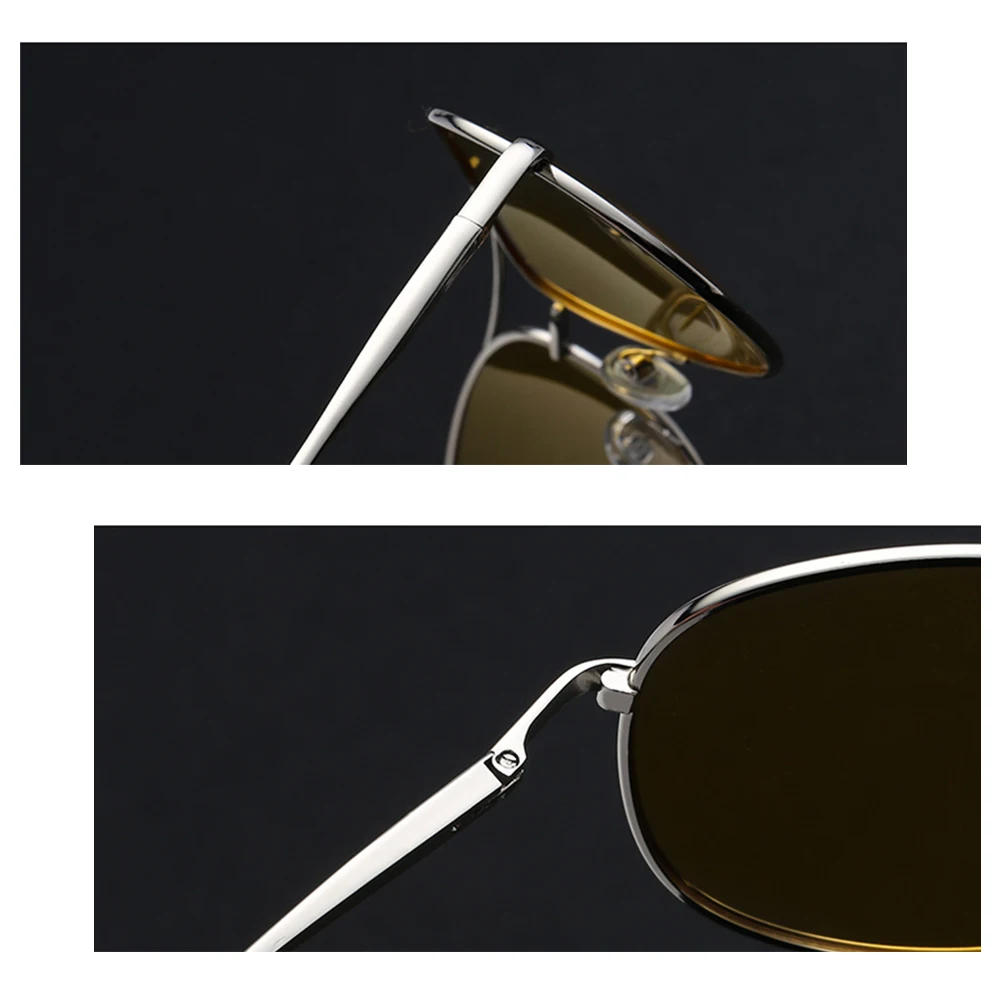 UV400 поляризованный светильник, очки ночного видения, желтые солнцезащитные очки для вождения, классические антибликовые очки для вождения, защитные поляризованные очки