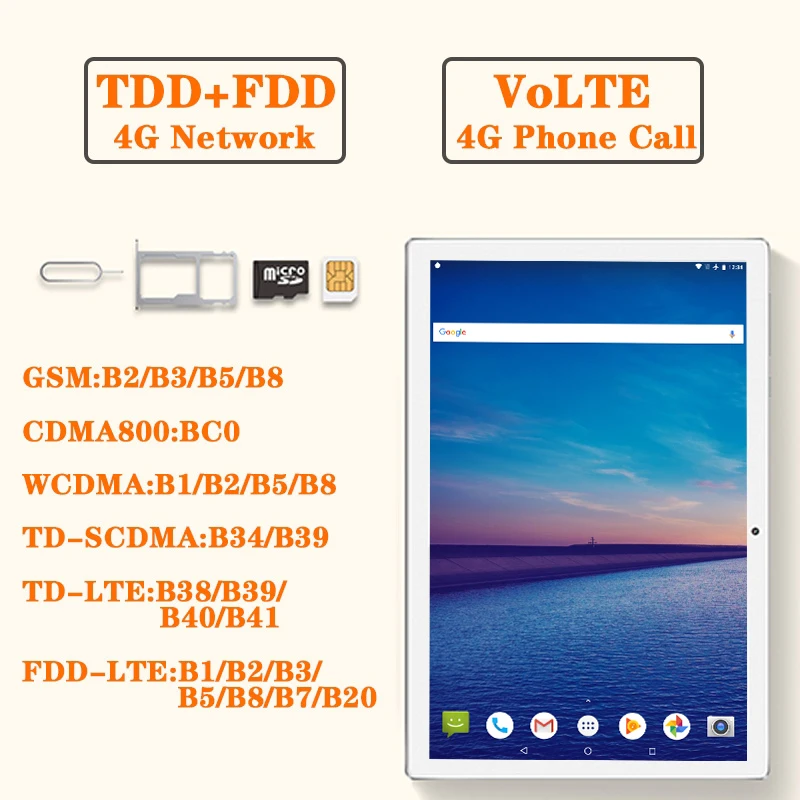 4G LTE 10 1 дюймов 2.5D стекло планшетный ПК Дека ядро MTK6797 8 Гб RAM 128 ГБ 256 ROM 2560X1600 Android 0