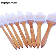 EZONE кисть для рисования из щетины деревянная ручка Акварельная раскраска кисть для обучения DIY масляная Акриловая картина ручка 8 разных размеров
