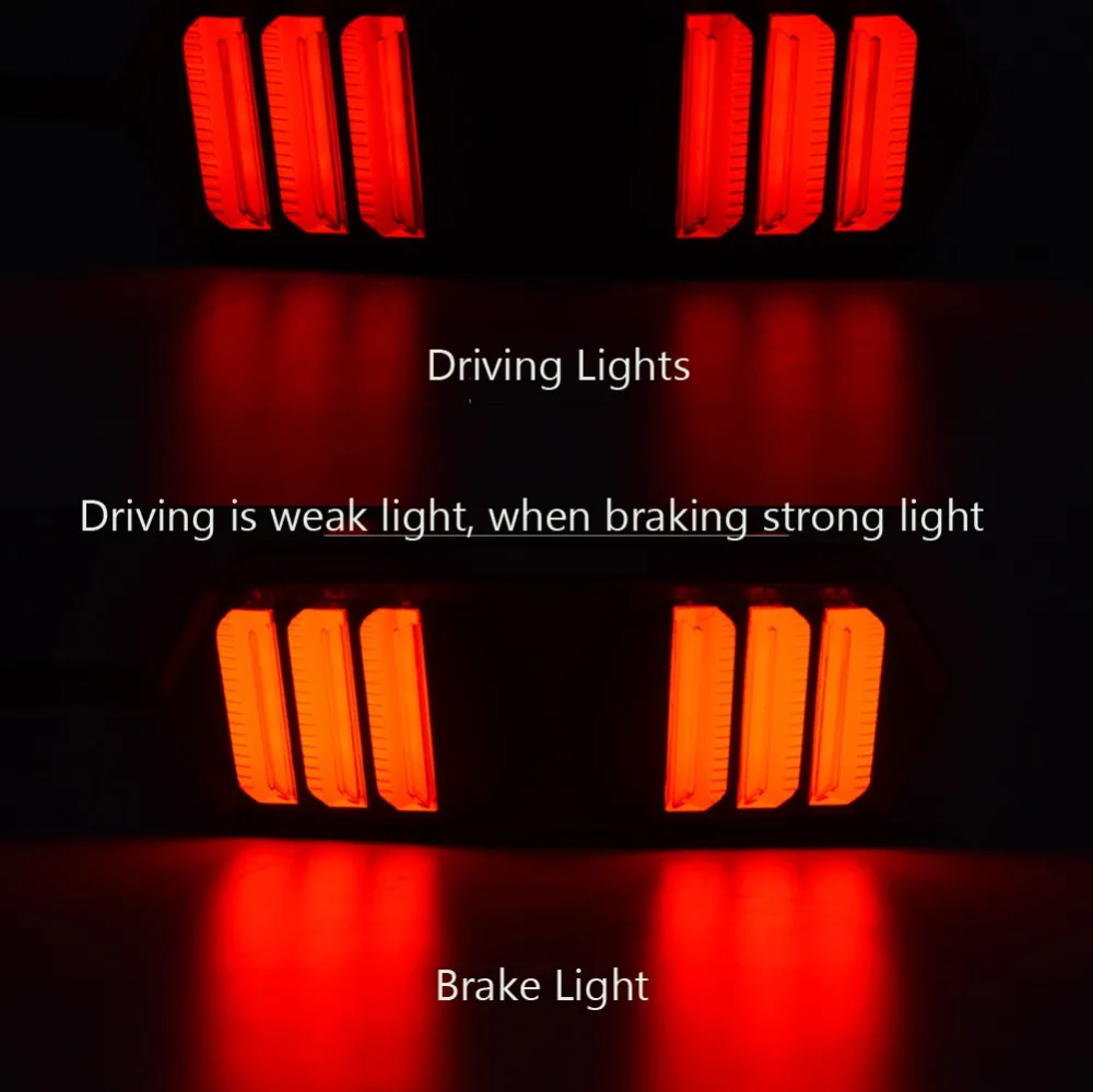 20 Motorcycle LED Tail Light Running Stop Brake Rear Warning Turn Signal Indicator Lamp for Honda MSX125 CBR650F CTX700 CTX700N
