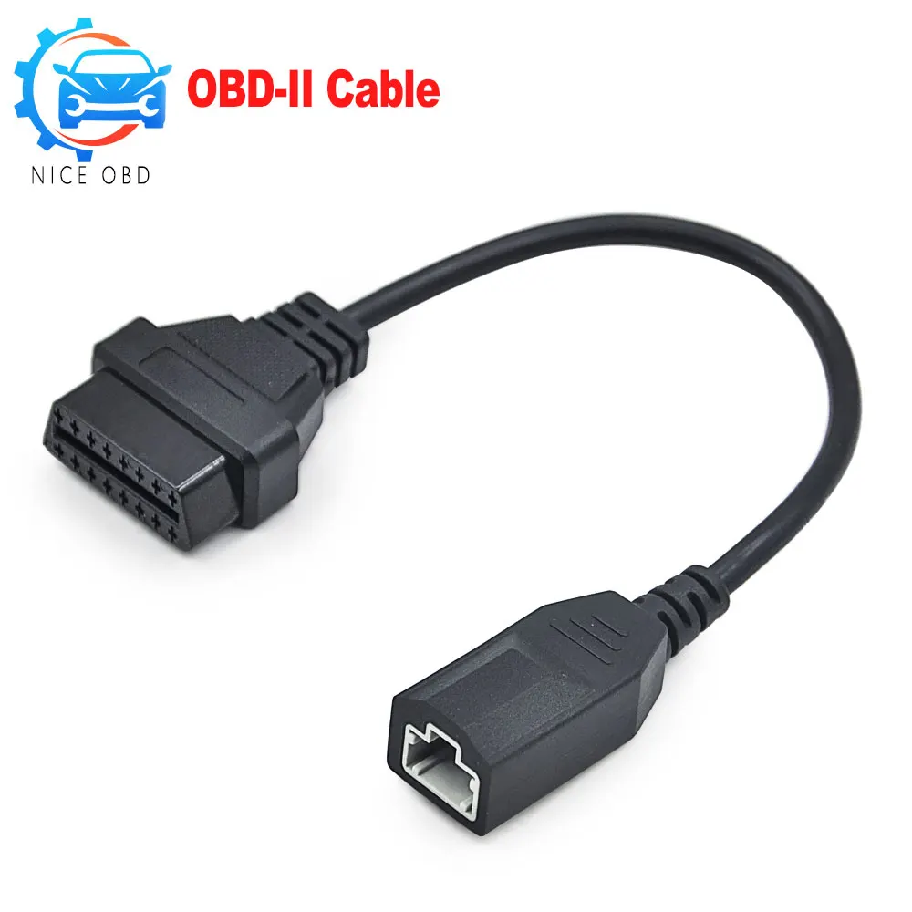 3Pin до 16Pin OBD2/OBDII DLC автомобильный диагностический инструмент конвертер Кабель 3 pin