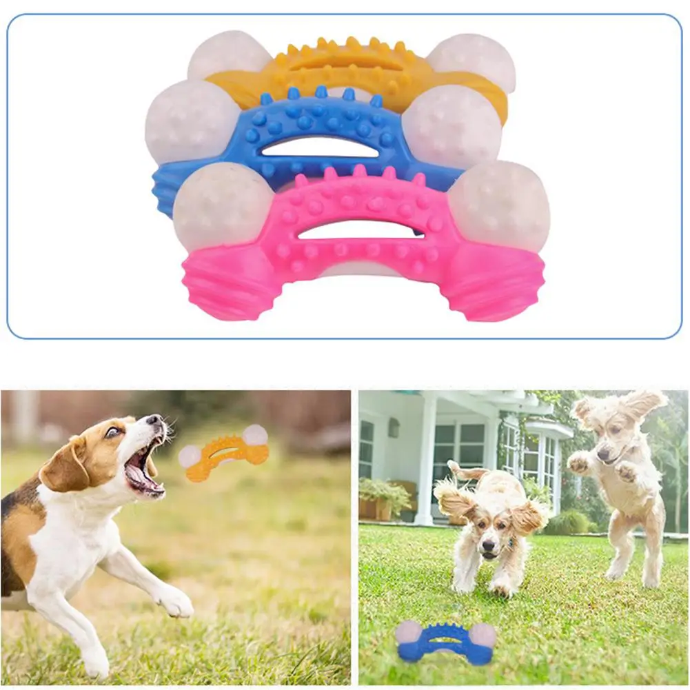 Pet износостойкая Интерактивная жевательная игрушка для кусания для собак Pet Уход за полостью рта игрушка для кусания TPR укуса и износостойкая