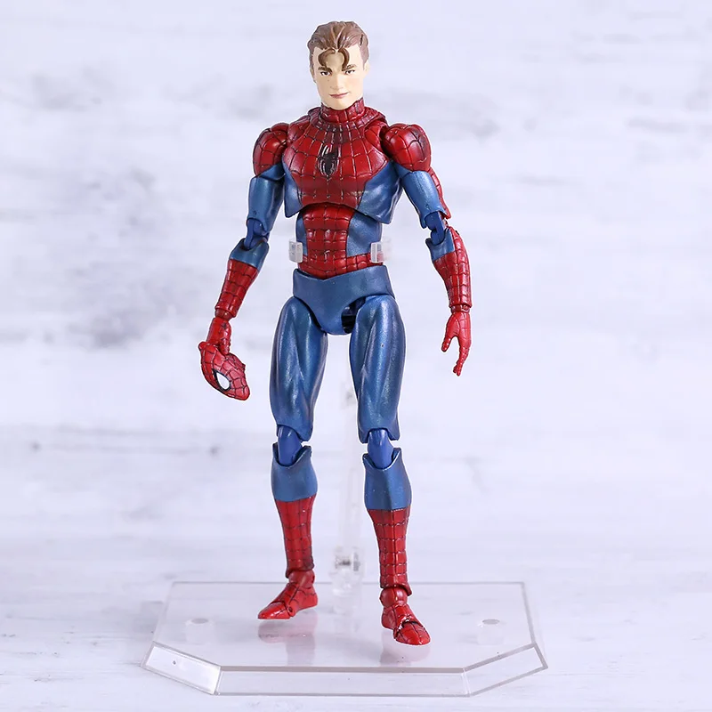 MAFEX No.075 Человек паук Питер Паркер комикс Ver. ПВХ экшн фигурка Коллекционная модель