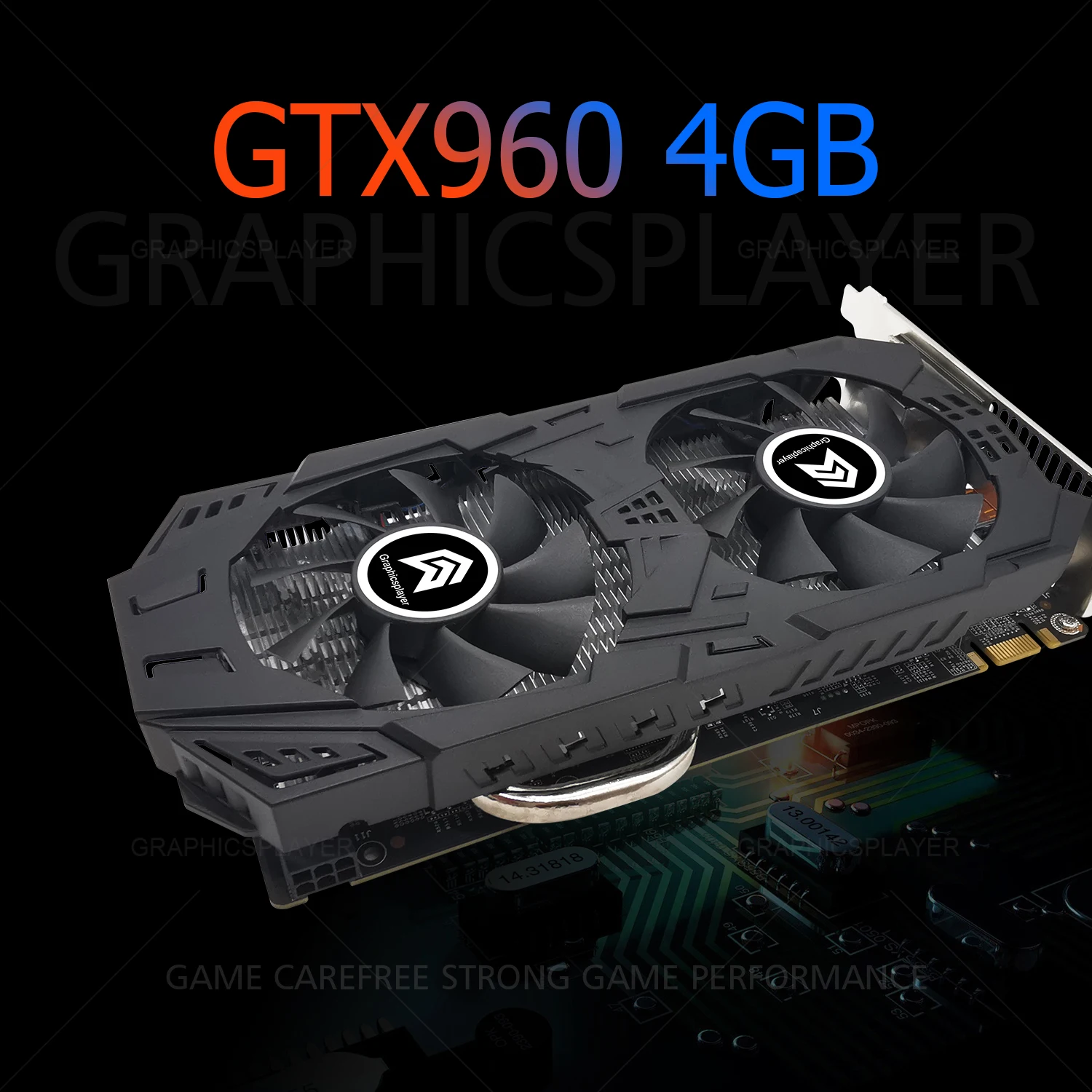 Graphics Card GTX960 4GB 4096MB 128BIT  for Desktop computer PC Games For NVIDIA GTX Video Card With dual fans best video card for gaming pc