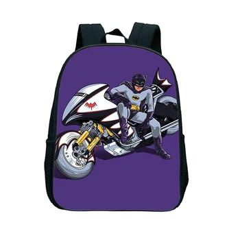 

Mochila Bookbag Batman Superhero Backpack Black Cute Backpack for Kids School Bags for Girls Boy Toddler Small Backpack Kids