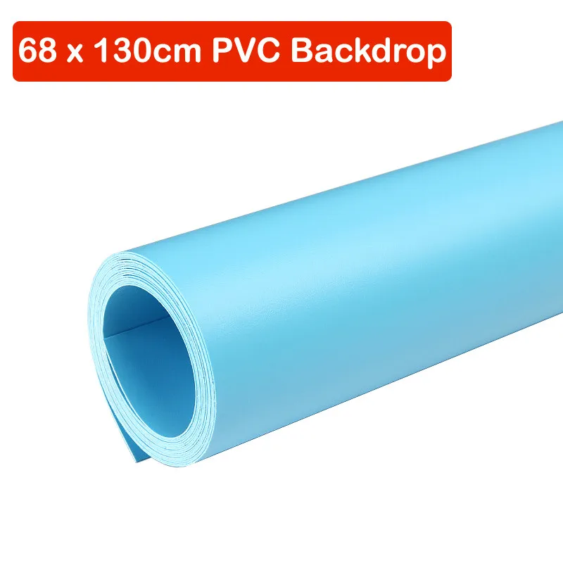 

Blue Studio PVC Material Backgrounds Backdrop Anti-wrinkle 68 x 130cm for Photo Photography Background Equipment